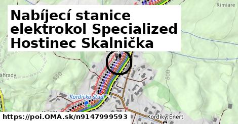 Nabíjecí stanice elektrokol Specialized Hostinec Skalnička