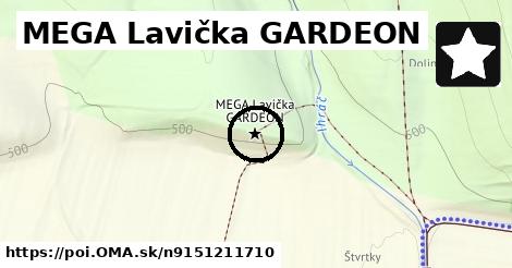 MEGA Lavička GARDEON