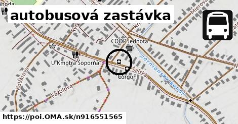 autobusová zastávka