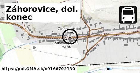 Záhorovice, dol. konec