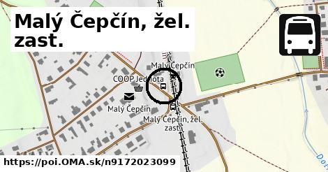 Malý Čepčín, žel. zast.