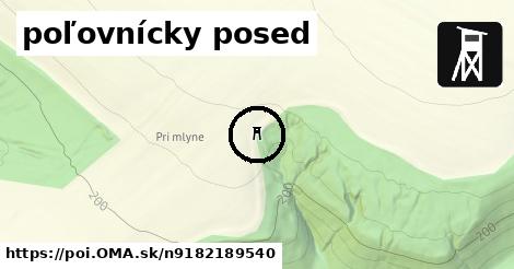 poľovnícky posed