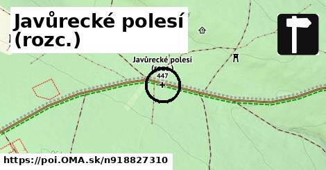 Javůrecké polesí (rozc.)