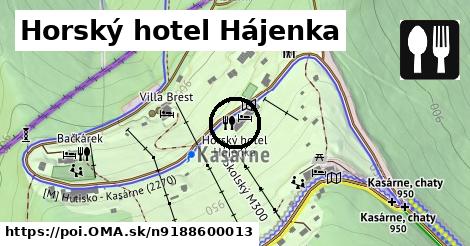 Horský hotel Hájenka