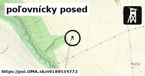 poľovnícky posed