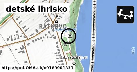 detské ihrisko