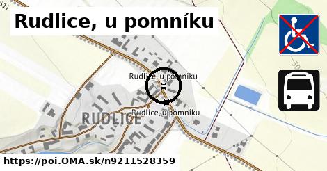 Rudlice, u pomníku