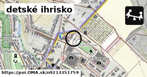 detské ihrisko