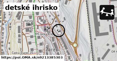 detské ihrisko