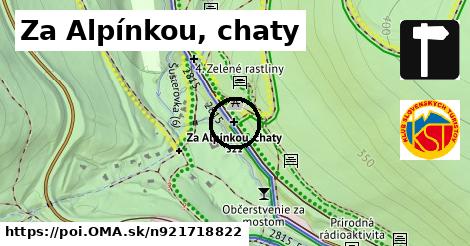 Za Alpínkou, chaty