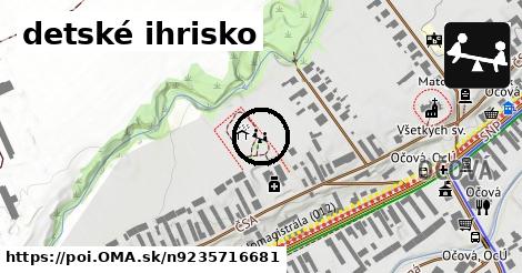 detské ihrisko