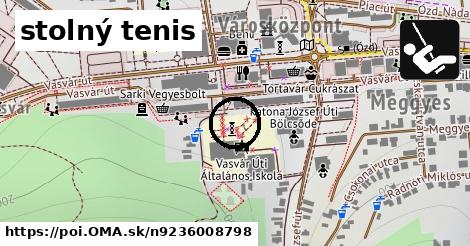 stolný tenis