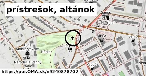 prístrešok, altánok