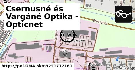 Csernusné és Vargáné Optika - Opticnet