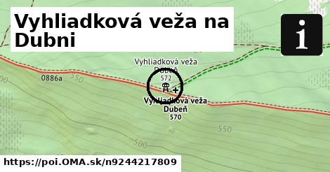 Vyhliadková veža na Dubni