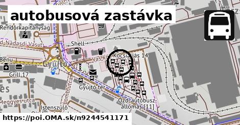 autobusová zastávka