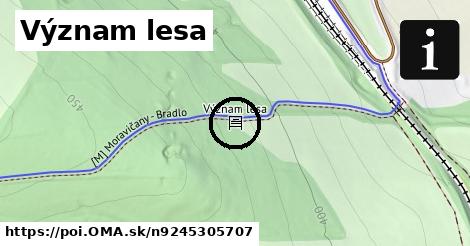 Význam lesa