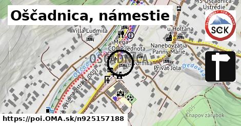 Oščadnica, námestie
