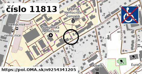 číslo 11813