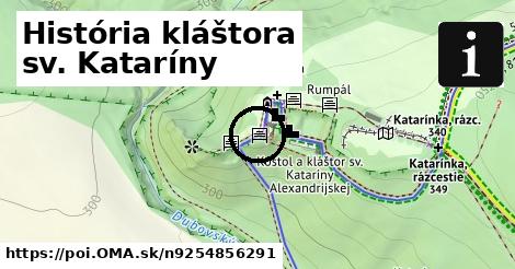 História kláštora sv. Kataríny