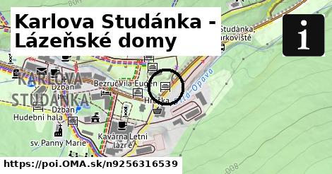 Karlova Studánka - Lázeňské domy