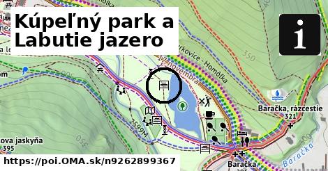 Kúpeľný park a Labutie jazero