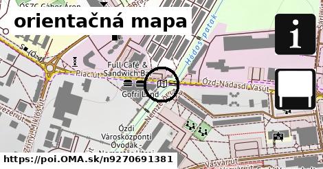 orientačná mapa