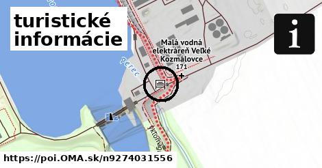 turistické informácie