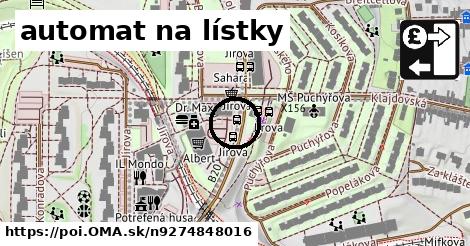 automat na lístky