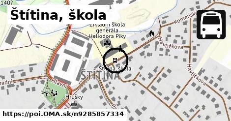 Štítina, škola