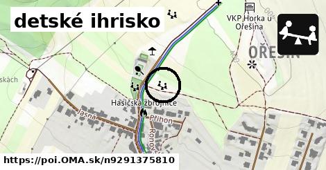 detské ihrisko