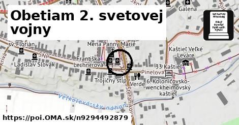 Obetiam 2. svetovej vojny