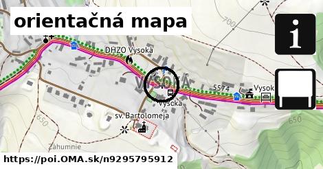 orientačná mapa