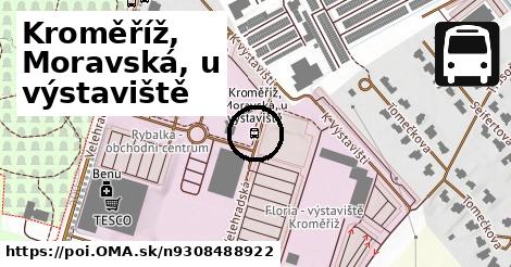 Kroměříž, Moravská, u výstaviště