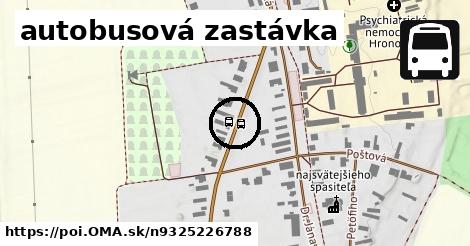 autobusová zastávka