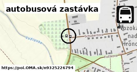 autobusová zastávka