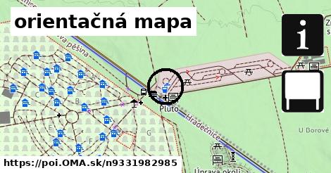 orientačná mapa