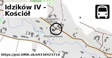 Idzików IV - Kościół