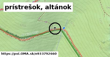 prístrešok, altánok