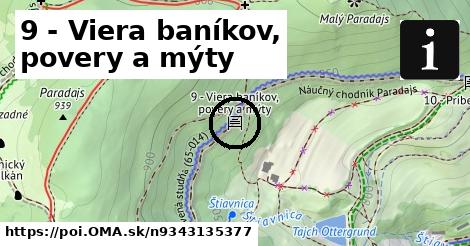 9 - Viera baníkov, povery a mýty