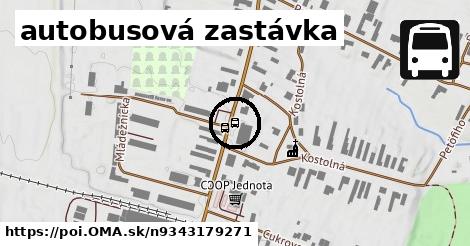 autobusová zastávka