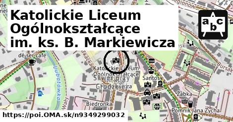 Katolickie Liceum Ogólnokształcące im. ks. B. Markiewicza