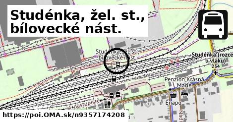 Studénka, žel. st., bílovecké nást.