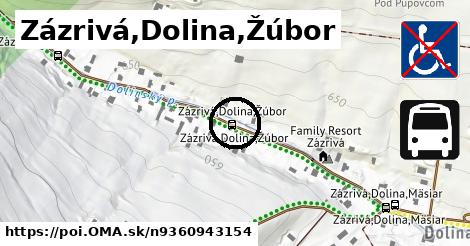 Zázrivá,Dolina,Žúbor