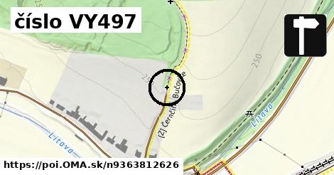 číslo VY497