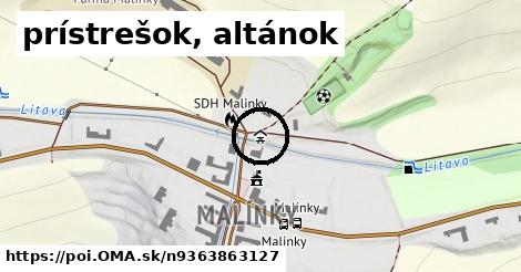 prístrešok, altánok