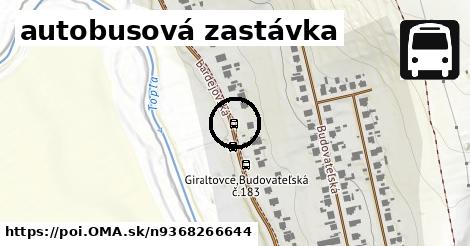 autobusová zastávka