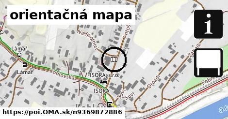 orientačná mapa