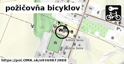 požičovňa bicyklov