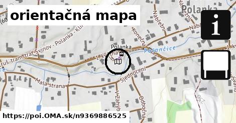 orientačná mapa